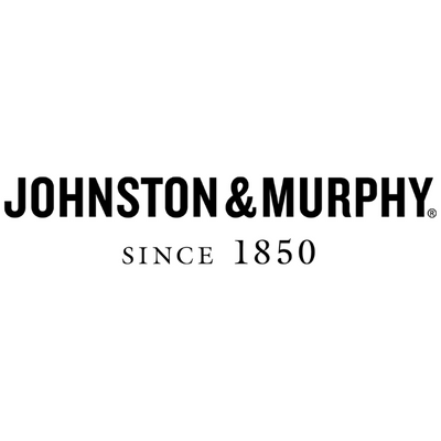 Johnston & Murphy logo with the text JOHNSTON & MURPHY in bold and Since 1850 in a smaller font below.