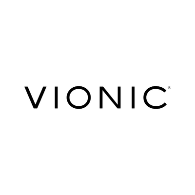 The image shows the word VIONIC in bold, black, uppercase letters centered on a white background.